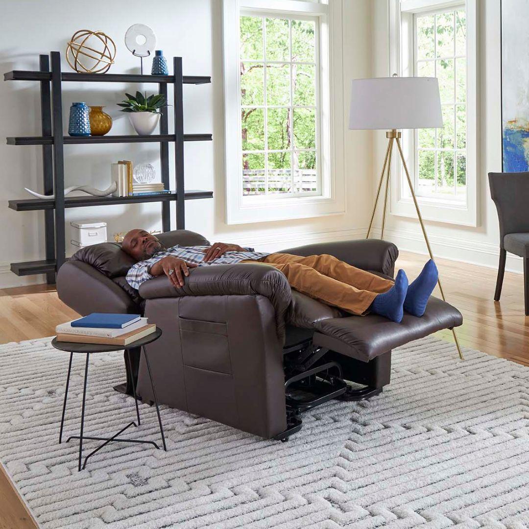 Montecito Golden Tech PR-510 Cloud seat leather lift chair recliner